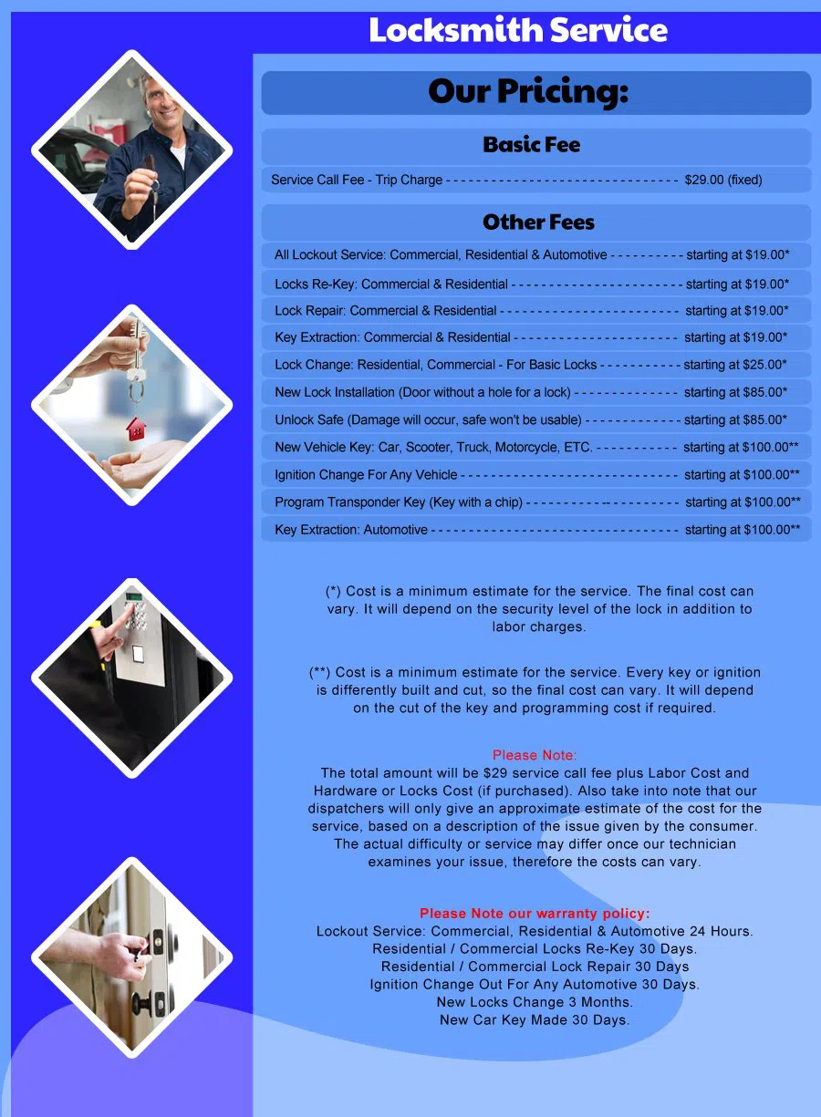 Express Locksmith Store Saratoga, CA 408-484-3868 - Pricelist-15